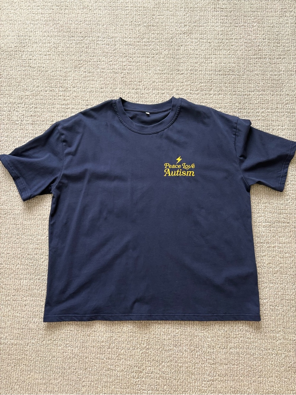 Peace Love Autism Graphic Tee - the power of yet